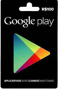 Cartão Gift Card Google Play $100 - Digital