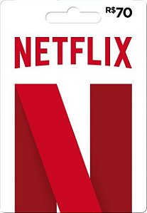 Cartão Gift Card Netflix R$70