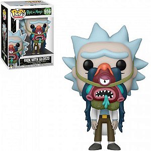 Boneco Funko Pop Rick With Glorzo #956 - Rick And Morty