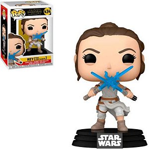 Boneco Funko Pop Rey (Two Lightsabers) #434 - Star Wars