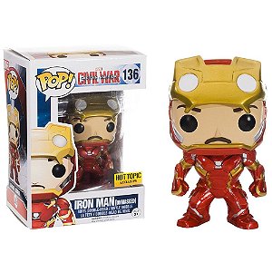 Boneco Funko Pop Civil War #136 - Iron Man