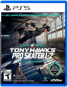 Jogo Tony Hawk's Pro Skater 1+2 - PS5