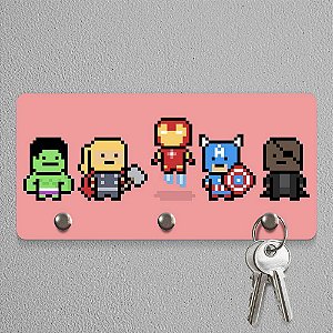 Happy Nerd Porta-Chaves Pixelvengers