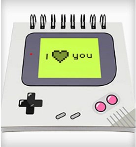 Bloco de Anotações Gamer Boy - I Love You