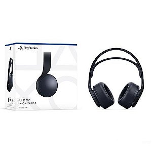 Headset Sony PS5 3D S/Fio Preto