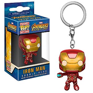 Chaveiro Pocket Pop -Iron Man - Marvel