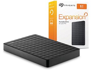 HD Externo 1TB USB 3.0 Seagate Expansion Portátil