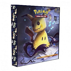 Álbum Pasta tipo Fichário compatível com Card Pokémon - Charizard Shiny e  Ash