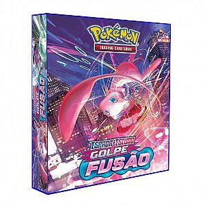 Álbum Pokémon para cards tipo fichário - Golpe Fusão