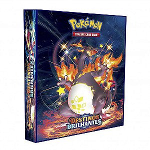 Álbum Pokémon para cards tipo fichário - Destinos Brilhantes