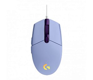 Mouse Gamer Logitch  G203 Llightsyng Roxo
