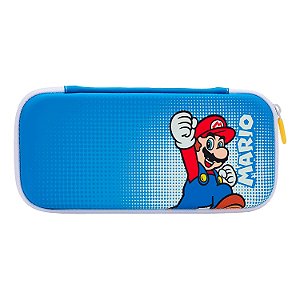 Case Switch Super Mario Azul Lite - Powera