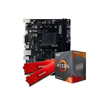 Kit Upgrade, Biostar B450MHP + AMD Ryzen 5 4600G + 16GB DDR4 (2x8GB DDR4)