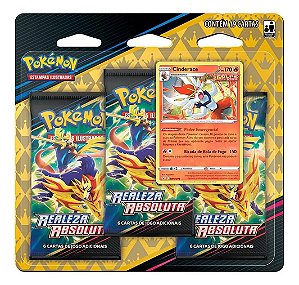 Pack Pokemon Realeza Absoluta - 19 Cartas Cinderace