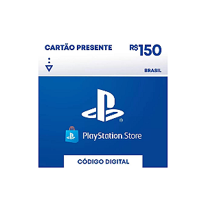 Cartão PSN Brasil R$ 150 (Cartão Presente)