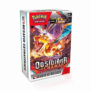 Pokémon EV3 - Box Desafio Estratégico - Obsidiana em chamas - 88 Cartas