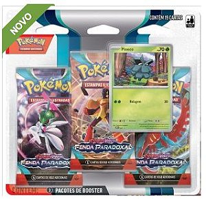 Box de Cartas Pokémon Escarlate e Violeta Miraidon Copag 121 Cartas