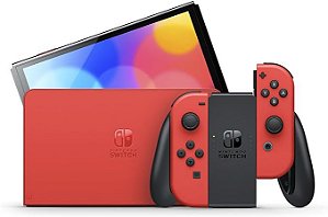 Console Switch Oled Vermelho - Mario Red Heg S/Jog