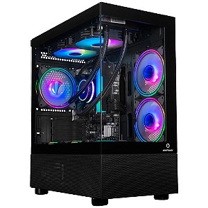 Gabinete Gamer Cristal One Power Sem Fonte - Preto - Cc202B