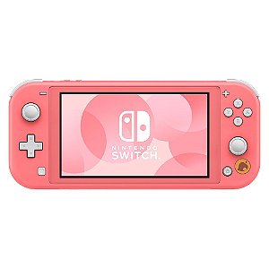 Console Nintendo - Switch - Lite - Coral - C/Jogo Animal Crossing