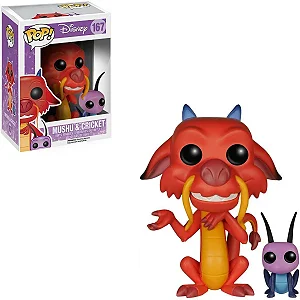 Funko Pop #167 - Mushu & Cricket - Disney