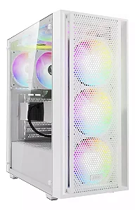 PC- Ryzen 5 - 5500/ A520/SSD960GB/16GBDDR43200/550W/RTX 3050 6GB/AURA BRANCO