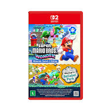 JOGO SWITCH 2 - SUPER MARIO BROS WONDER + MEETUP IN BELLABEL PARK NS2