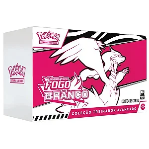 BOX - POKEMON REV10.5 - BOX TREINADOR AVANCADO - FOGO BRANCO - 121 CARTAS