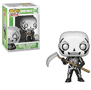 Funko Pop #438 - Skull Trooper - Fortnite -Branco