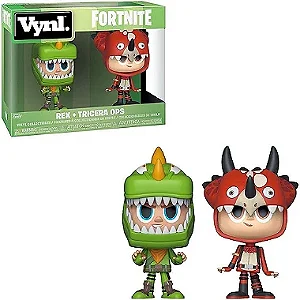 Boneco Funko- Vynl -Fortnite Rex + Tricera