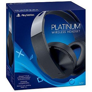 Headset platinum sony - wireless 7.1 - PS4