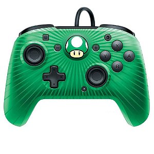 Controle Switch Super Mario - Verde