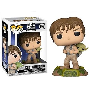 Boneco Funko Star Wars #363 - Luke Skywalker & Yoda