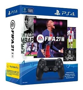 Controle Sem fio Dualshock 4 FIFA 21 - PS4