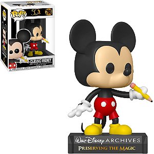 Boneco Funko Pop Disney Archives 50th Anniversary #798 - Classic Mickey