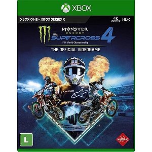 Jogo Monster Energy Supercross 4 - Xbox One - Xbox Series X