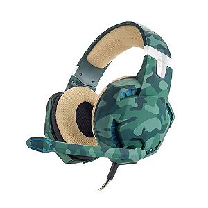 Headset Special Forces Camuflado Verde - Dazz Gamer