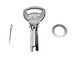 Chave Para Fechadura De Porta Madeira Casa Banheiro Interna Stam 823