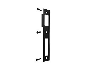 Contra Testa Stam Preto Fosco Para Fechadura 55 Mm Porta Reposição