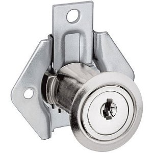 Fechadura de Armário Stam 31 mm Niquelada Porta Moveis Gaveta