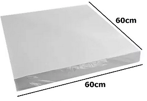 Papel Filtro qualitativo com gramatura 80g 60x60 cms