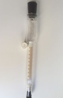 Butirometro Para Manteiga  Com Copo 5 G De 0-90% Com Rolha Qvidros