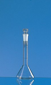 Balão Volumétrico  Marca Brand Alemanha 25 Ml Rolha De Vidro