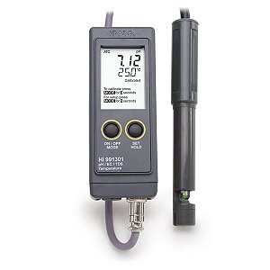 Medidor Portátil à prova’dágua para pH/EC/TDS – Faixa Baixa