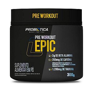 Pré Treino - Epic 300g - Probiótica