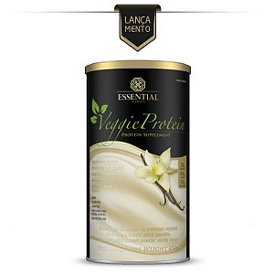 Veggie Protein Proteína 100% Vegetal Sabor Vanilla (450g) Essential