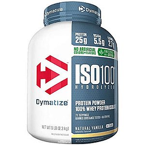 ISO 100 Whey Protein Natural Stevia - 5 LBS - Dymatize