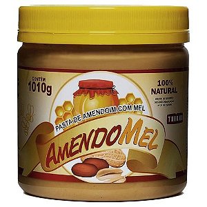 Pasta de Amendoim com Mel 1kg - Amendomel
