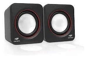 Caixa De Som Speaker 2.0 3w Sp-301  Preta C3 Tech