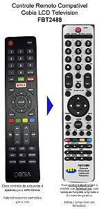 Controle Remoto Compatível COBIA LCDTV de 32 a 55 FBT2488